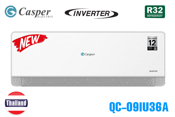 Điều hòa Casper 1 chiều inverter 9000 BTU QC-09IU36A