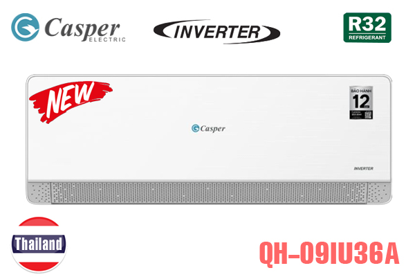 Điều hòa Casper 2 chiều inverter 9000BTU QH-09IU36A